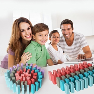 Personalized colorful block wooden tumbling tower <span class=keywords><strong>play</strong></span> block game - Product Image 2