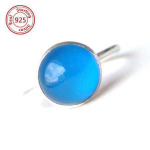 Bán Sỉ Nhẫn Bạc Tâm Trạng Bằng Bạc Tâm Trạng Thay Đổi Màu Sắc Đá Bán Quý Với Nhẫn Bạc - Product Image 3