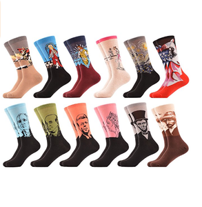 Chaussettes pour femmes coton japonais dessin animé coloré mignon drôle Kawaii crâne Alien <span class=keywords><strong>avocat</strong></span> chaussettes pour fille cadeau de noël - Product Image 3