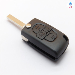 Mando a distancia para coche, funda abatible para <span class=keywords><strong>llave</strong></span>, para <span class=keywords><strong>Peugeot</strong></span> 207, 307, 308, <span class=keywords><strong>407</strong></span>, Citroen C2, C3, C4, C5, CE0523, CE0536, HU83, VA2, color negro, Paypal perfecto - Product Image 5