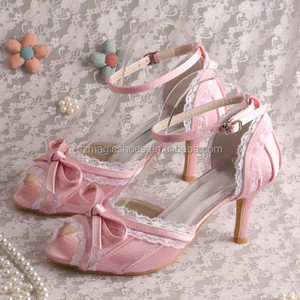 Custom Handgemaakte Naakt Trouwschoenen Sandalen voor Bruidsmeisjes