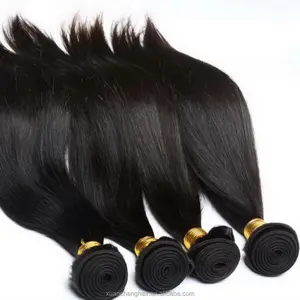jc hair grade 8A Luxury Brazilian Hair weaves natural black color 18inch
