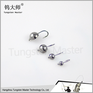 Cebo artificial pesca de tungsteno hielo y pesca jigs cabeza con ganchos - Product Image 5
