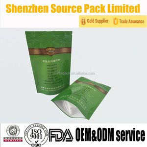 Aluminio Ziplock Stand Up doypack Con Fondo Gusse para envases de medicamentos - Product Image 1