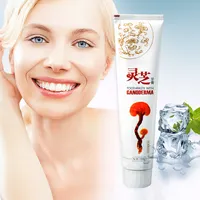 Pasta de dientes de Ganoderma Reishi, producto de marca privada, fabricante de pasta dental orgánica, Herbal, Herbal, OEM