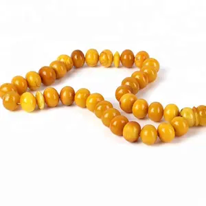 Islamic 33 Prayer Marble ROUND Baltic amber beads