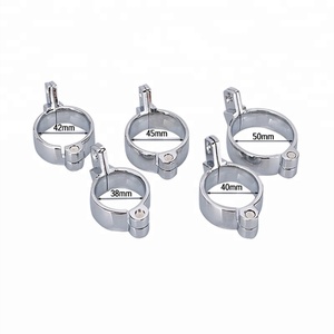 New Metal En Acier Inoxydable Cock Ring Cock Cages Male Chastity Dispositif - Product Image 4