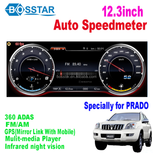 12.3Inch Xe LCD Bảng Điều Khiển Tự Động Đồng Hồ Tốc Độ Đa Chức Năng Xe Cụ Cụm Dầu Đòn Bẩy Đo Cho Prado 2011-2017 - Product Image 2