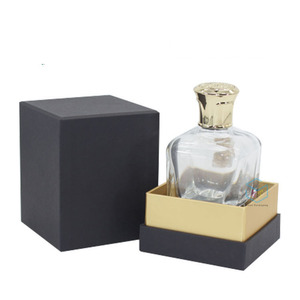 Boîtes <span class=keywords><strong>de</strong></span> parfum vides en carton noir uni - Product Image 3