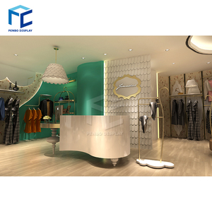 Estante de exhibición de tela para tienda de <span class=keywords><strong>ropa</strong></span>, accesorio de ajuste para muebles - Product Image 4