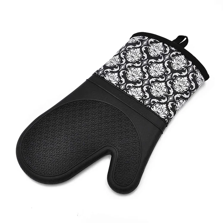 Wholesale Extra Long Pot Holder & Baking Gloves Heat Resistant Cooking Silicone Oven Mitt