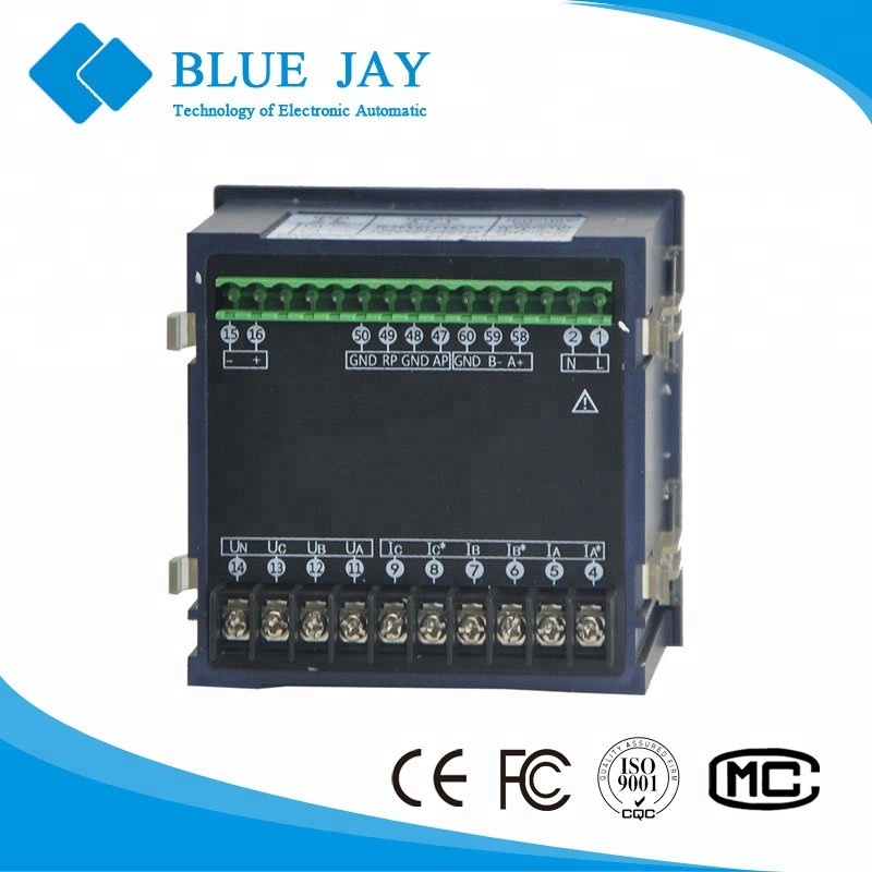 BJ194J-9SY 3 Phase Power Analyzer 3p4w 240v Power Meter Modbus-RTU Rs485 51 Times Harmonic Power Analyzer