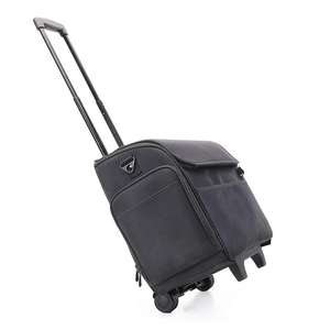 Trolley <strong>Makeup</strong> <strong>Case</strong> Travel Cosmetic Luggage Suitcase Rolling Beauty Box Soft-Sided Carry <strong>on</strong> Organizer Bag <strong>on</strong> <strong>Wheel</strong> with - Product Image 2