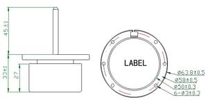 5027 Motor bergetar 12 Volt kustom profesional Motor 12 V DC harga terbaik - Product Image 6