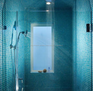 Durable et résistant à l'eau vibrant <span class=keywords><strong>bleu</strong></span> carreaux de mosaïque pour salle de <span class=keywords><strong>douche</strong></span> - Product Image 3