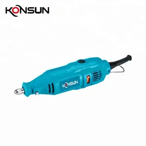 KONSUN Gerinda Elektrik Mini 3MM 85702 W, Peralatan Profesional Model 300, Gerinda Tangan Elektrik Mini Wajah Lembut