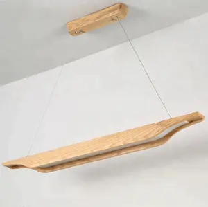 30 w di legno moderna decorazione shenzhen ha condotto da cucina appeso apparecchi di luce piatta coperta casa del pendente lampada a soffitto