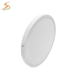 Luz de techo de diseño moderno para dormitorio, <span class=keywords><strong>panel</strong></span> de <span class=keywords><strong>superficie</strong></span> <span class=keywords><strong>LED</strong></span> ultrafino de 28mm, 3500lm, blanco cálido para sala de estar interior, lámpara de aluminio - Product Image 3