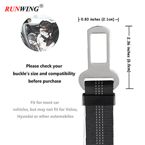 Sabuk Pengaman Mobil Anjing Universal Mewah dengan Tali Pola Solid Ramah Lingkungan Bahan Nylon Bungee Buffer - Product Image 5