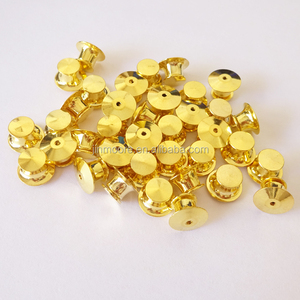 12 Pezzi Fermagli per Spille in Ottone Dorato con Testa Piatta, Chiusura a Scatto in Metallo - Product Image 3