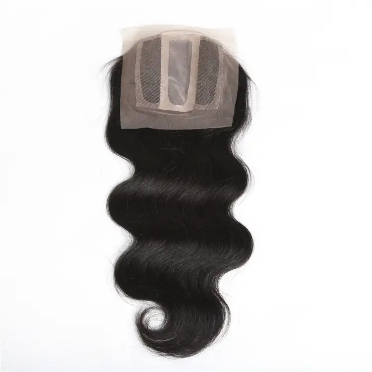 factory price wholesale lace closure virgin hair quality guaranteed 4x4 body wave silk top closure