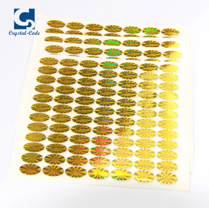 Wasserdichte Aufkleber Kleber glänzend rundes Etikett Void 3D Qr <span class=keywords><strong>Code</strong></span> Vinyl UV Weißbuch Sicherheit Holo graphischer Aufkleber - Product Image 6