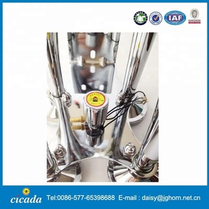 Chrome Molto Forte 152dB 4/Quattro Tromba Suono del Treno Tromba D'aria Base In Metallo - Product Image 5
