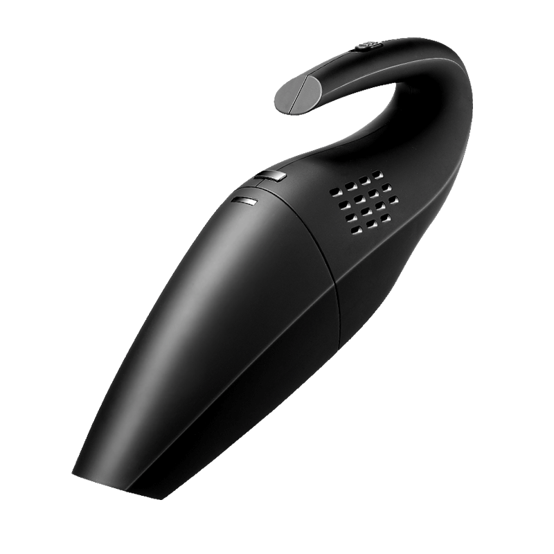 Портативный автомобильный мини-пылесос нового дизайна 120 Вт черного цвета