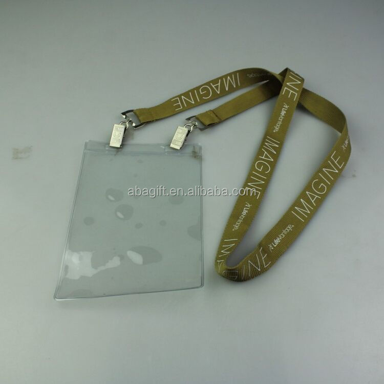 Double Layer Satin Lanyard logo Custom Priting with Breakaway Buckles Image 3