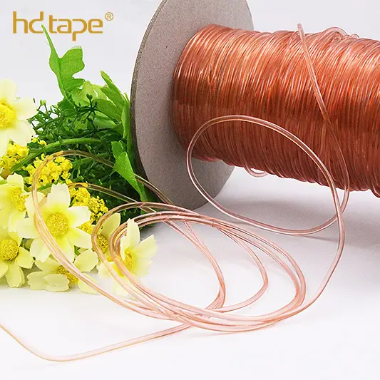 Orange thick transparent TPU cord plastic string