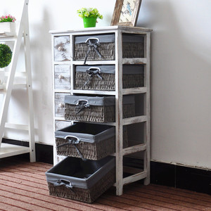 Glosen — grand meuble de rangement en bois, <span class=keywords><strong>armoire</strong></span> avec plusieurs tiroirs, rangement pour dossiers, style français, Vintage - Product Image 3