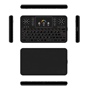Q9 retroiluminado 2,4G teclado inalámbrico Mouse de aire con touchpad de google para google TV Android TV Box i8 teclado - Product Image 2
