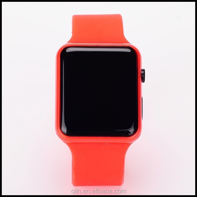 Ad8090 prix pas cher carré LED écran tactile de Silicone montre, Silicone montres électroniques