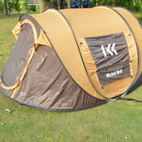 4-6Person Instantanée Popup Tente de Camping-AUCUN Assemblage Requis-Installation Facile en Quelques Secondes-Idéal pour le Beau Temps Camping, familles
