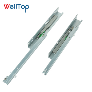 2 vouw concedde plastic lade schuif rail onderdelen voor hardware 15.010