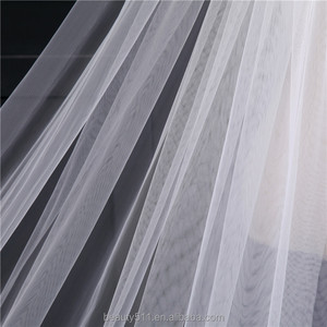 Vente en gros, dentelle longue de mariage, voile de mariage, blanc, cloche à une couche, fleur de mariage, Tulle long à la mode HL26 - Product Image 5