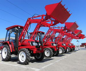 Chinese Small Farm Tractor 50hp 60hp 80hp 100hp 120hp 4wd with <strong>Front</strong> <strong>End</strong> <strong>Loader</strong> 4 in One Bucket for Sale - Product Image 1
