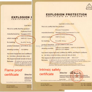 Trasmettitore di Pressione LEEG 4-20mA Made in Cina - Product Image 3