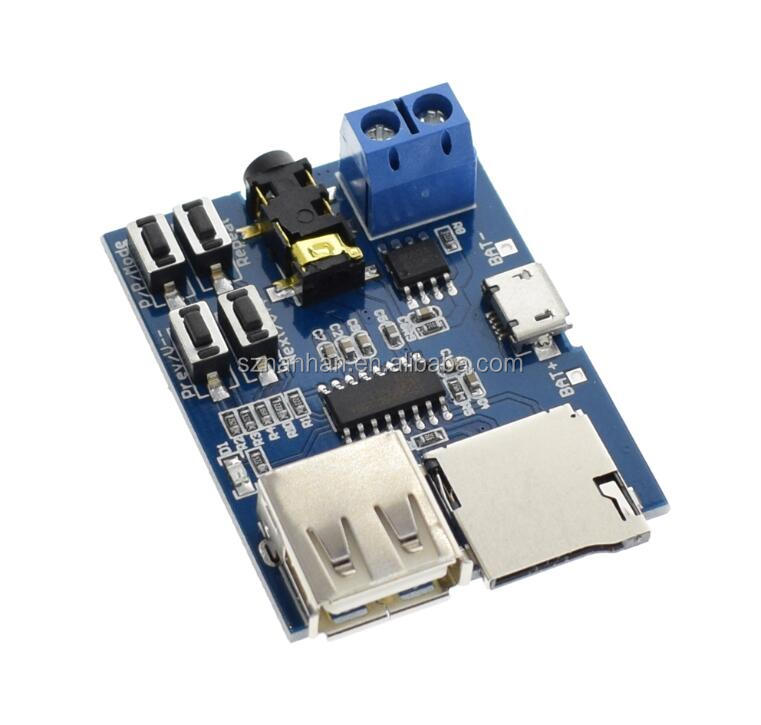 TF Carte U Disque MP3 Format Décodeur Conseil Amplificateur Audio Lecteur Module
