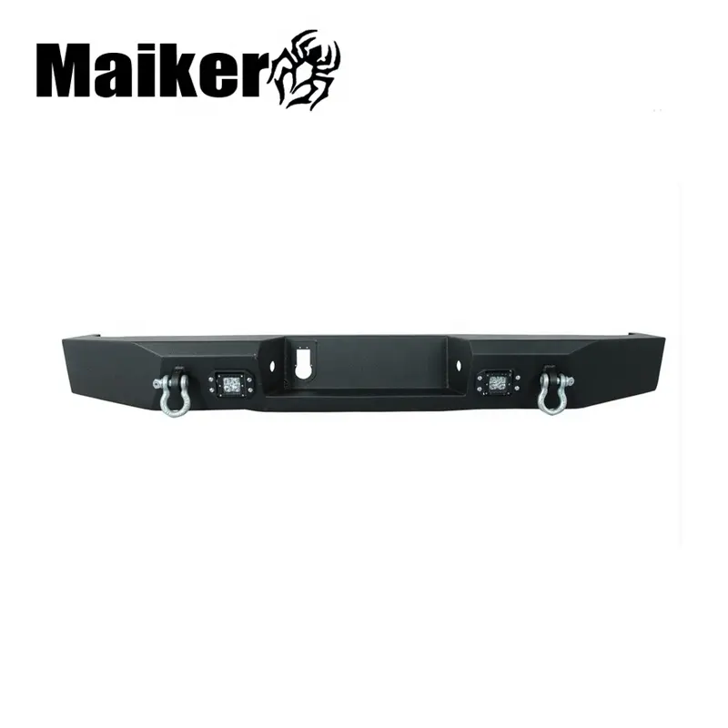 Maiker Zwarte Geweven LED Bumper Voor Dodge Ram 1500 2009-2012 Achter Back Bumper Onderdelen