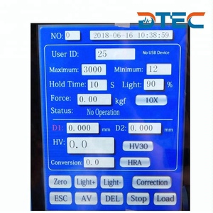 Máy Kiểm Tra Độ Cứng Brinell Rockwell Vickers Màn Hình Cảm Ứng DHBRV-187.5DT DTEC, Máy Kiểm Tra Độ Cứng Đa Năng, Thân Màu Xanh Trắng Có Thể Lựa Chọn - Product Image 4