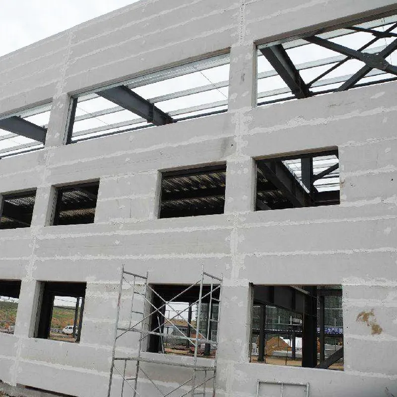 Prefabrikasi Interior Panel Dinding Beton Ringan Berongga AAC Block AAC Panel