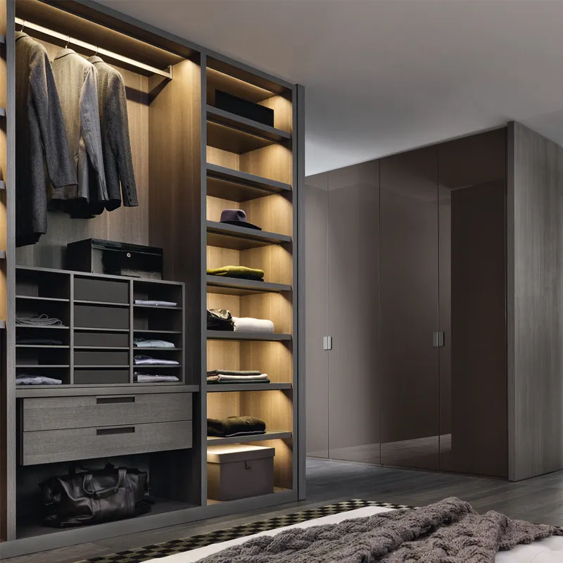 Angepasst großen haus schlafzimmer holz schrank türen designs