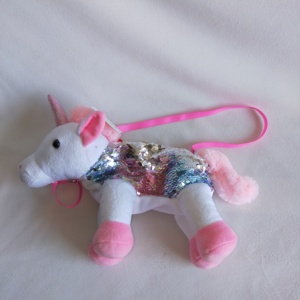Peluche <span class=keywords><strong>Unicorno</strong></span> <span class=keywords><strong>con</strong></span> Grandi Occhi, <span class=keywords><strong>Ali</strong></span> Volanti e Criniera e Coda Colorate - Product Image 5