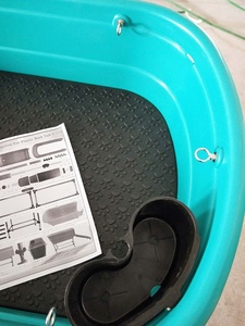 H-119R-bañera de aseo para perros, con rampa, de plástico, color verde - Product Image 4
