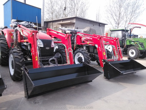 Tracteur YTO YTO <span class=keywords><strong>704</strong></span> avec équipements Chargeur frontal, pelle rétrocaveuse, grue à remorque à bois, lame de bulldozer - Product Image 5