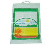 25kg 50kg Tote Recycled PP Geweven Zakken Fabrikant met Handvat voor Bloem Rijst Tarwe Mais Gravure Druk Intaglio Druk