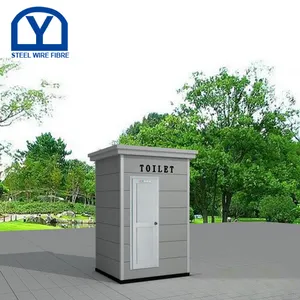 UHPC prefabrik banyo tasarım açık taşınabilir tuvaletler mobil duş odası prefabrik beton prekast tuvaletler