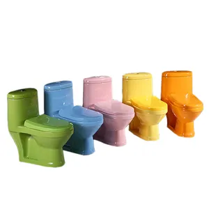 五颜六色的浴室儿童卫生洁具厕所陶瓷厕所为孩子