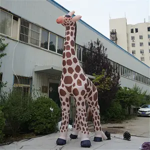 Giant Opblaasbare Giraffe Karakter opblaasbare dier voor Buiten Promotie